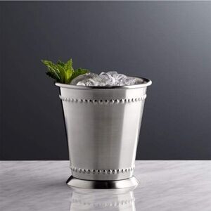 Set of 3 Crate And Barrel Mint Julep Cups